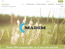 Tablet Screenshot of madim.es